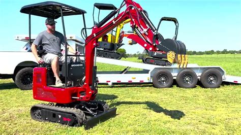 mini excavator with bush hog|mini excavator rotary mower.